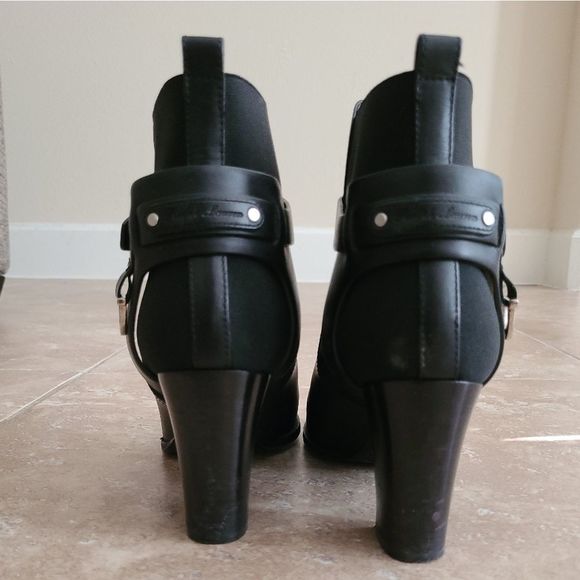 Ralph Lauren Collection Black Meadow Ankle Boots Booties - size EU 37.5 / US 7.5 - Picture 7 of 16